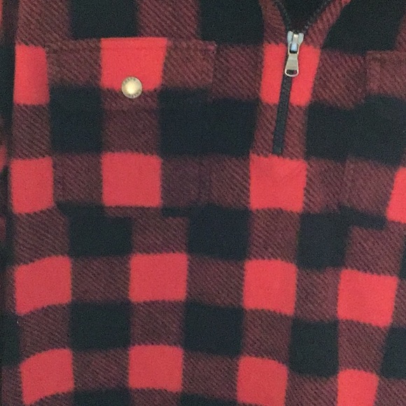 Chaps Pullover  Fleece Top - Picture 3 of 4